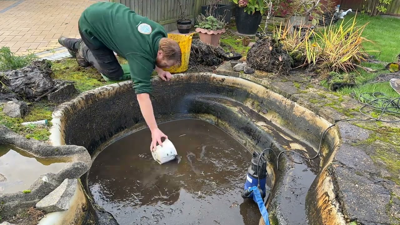 Pre-formed Wildlife Pond Clean