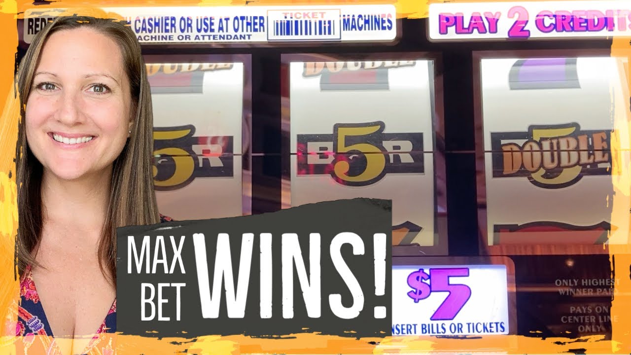 💰BETTER HITS with MAX BET on $5 Double Gold! 🎰