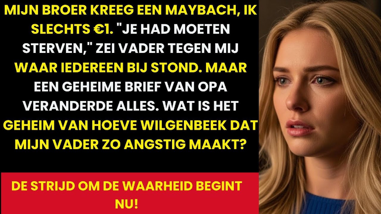 Mijn vader gaf mijn broer een MAYBACH, maar mij €1... De Wraak van een Dochter!