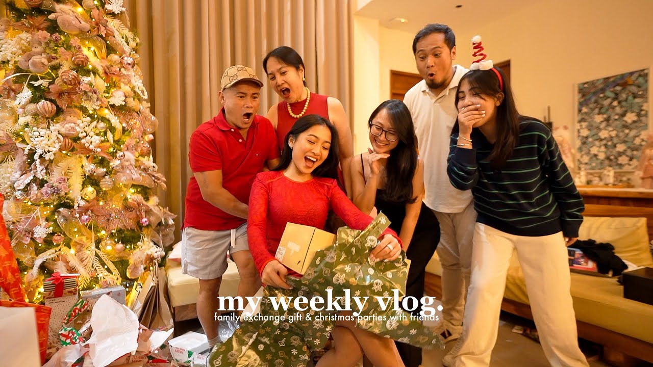 family exchange gift 2025 ★ spending nye & christmas parties with friends & loved ones