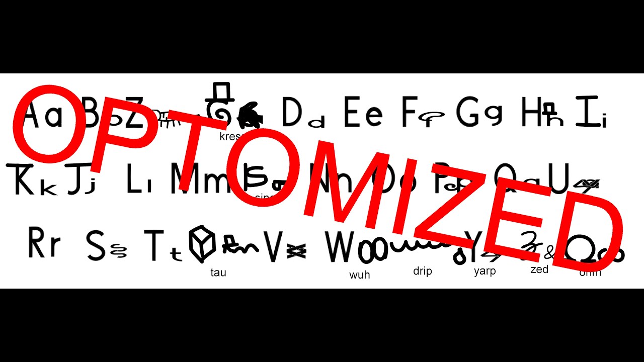 Fixing The Alphabet