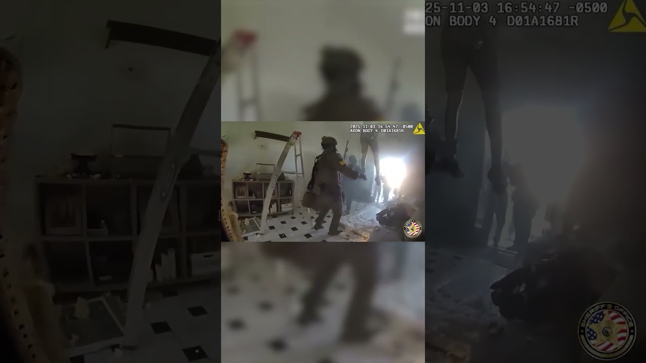 A Florida SWAT team had an arrest fall right into their lap from a barricaded suspect