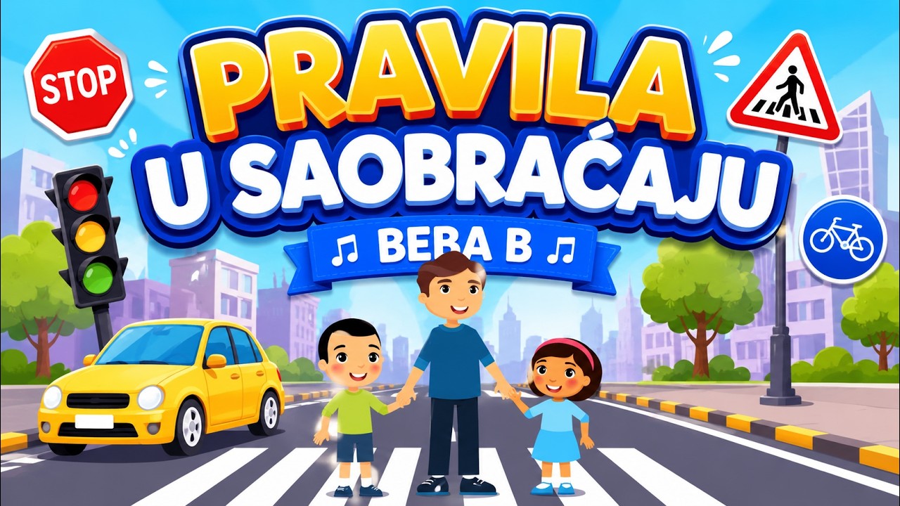 BEBA B - PRAVILA U SAOBRAĆAJU / PESMICE ZA UČENJE