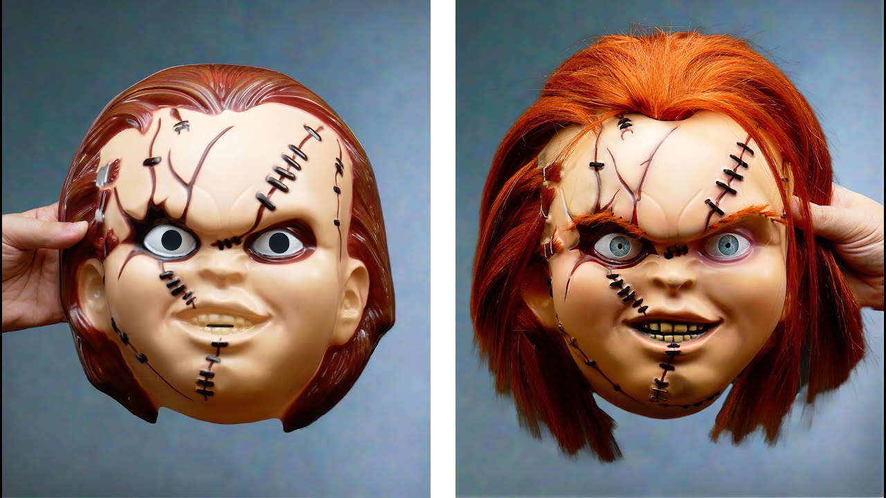 Repainting Cheap Halloween Masks - Part 7