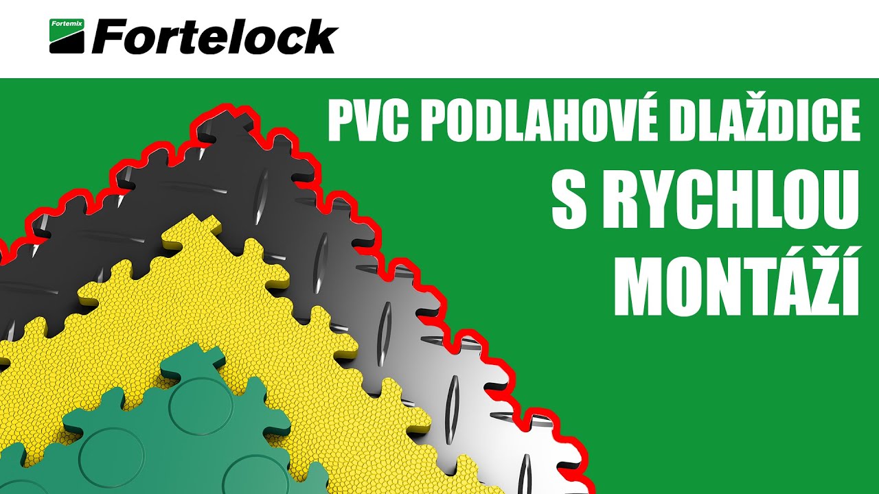 FORTELOCK podlahové dlaždice z PVC s rychlou montáží