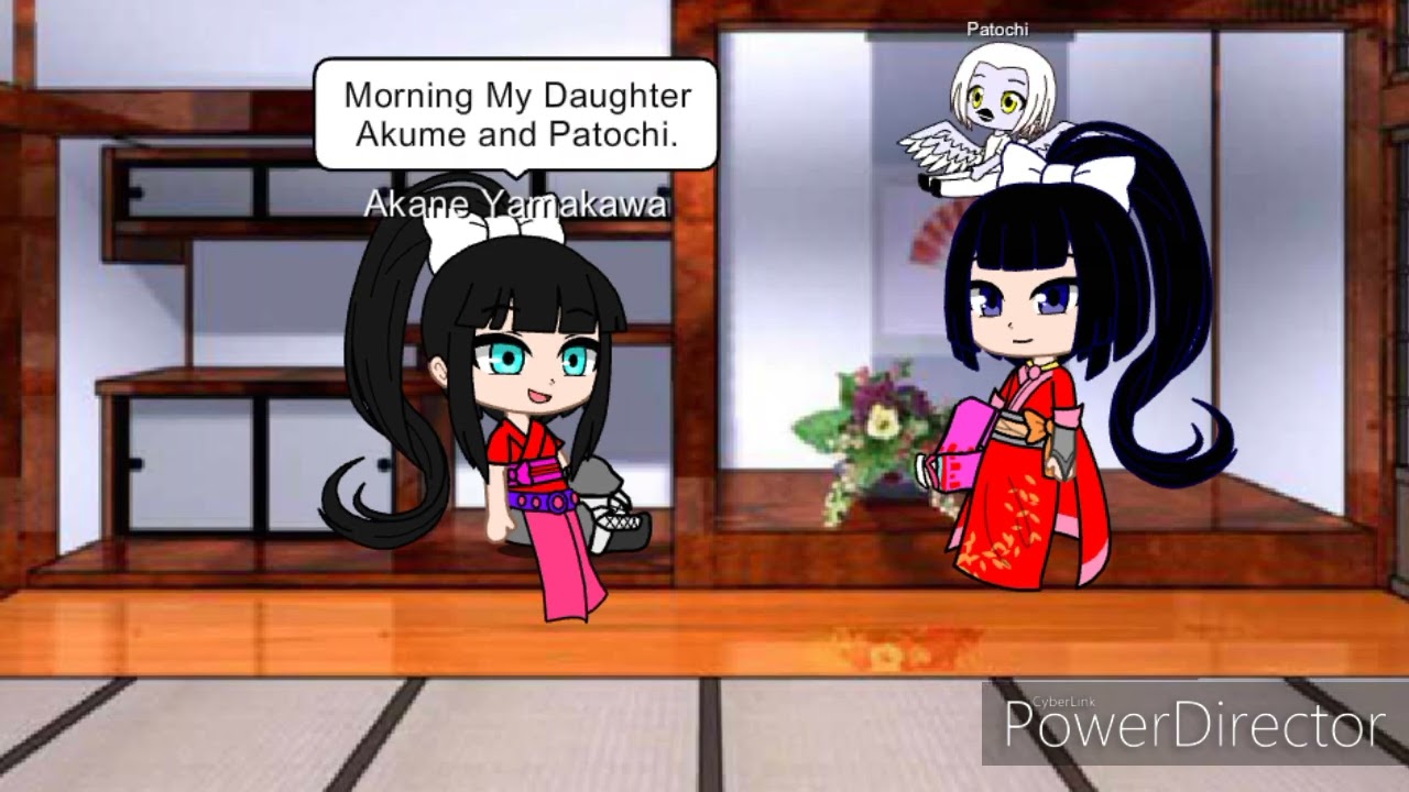 Akane Yamkawa, Her Daughter Akume Yamakawa and Patochi wake up in the morning