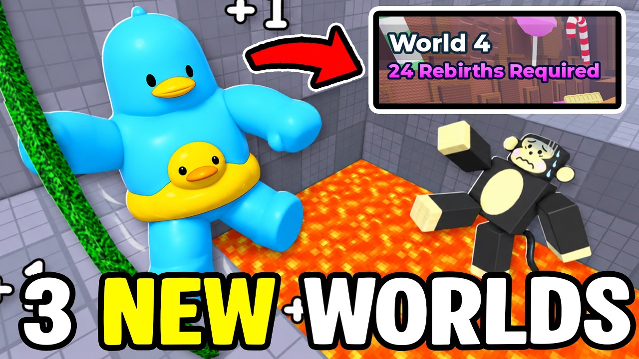 I BEAT ALL 4 WORLDS in +1 SPEED MONKEY ESCAPE...