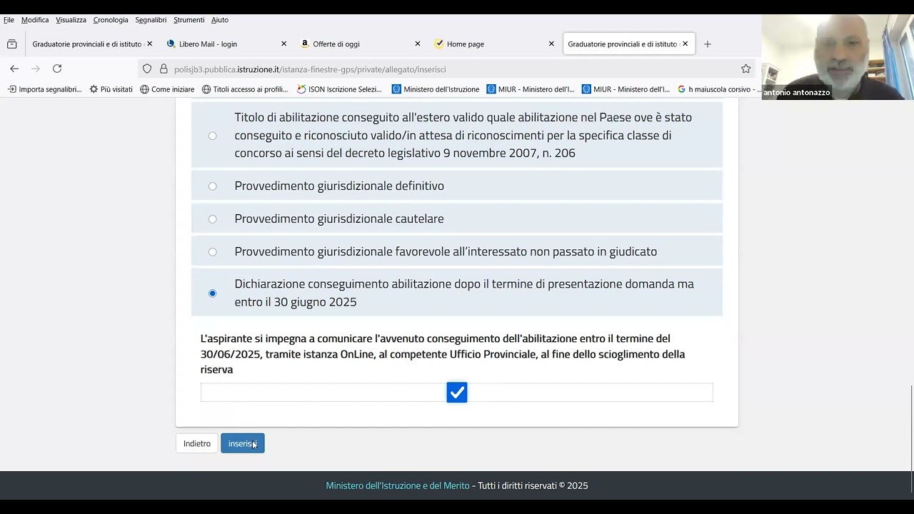 Tutorial Elenchi aggiuntivi GPS 2025