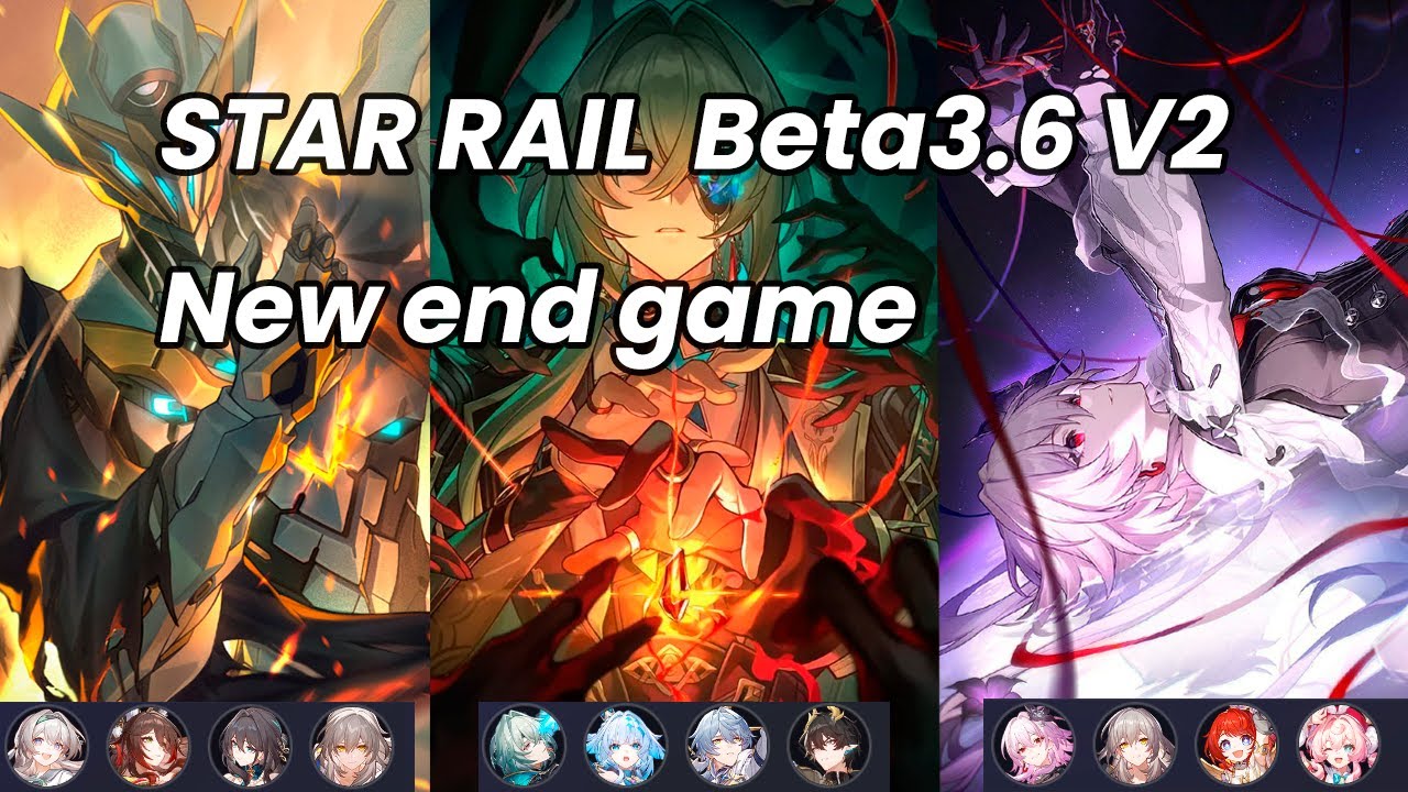 Star Rail Beta 3.6 V2 | NEW END GAME | Firefly, Anaxa and Evernight (HC) | All Knights