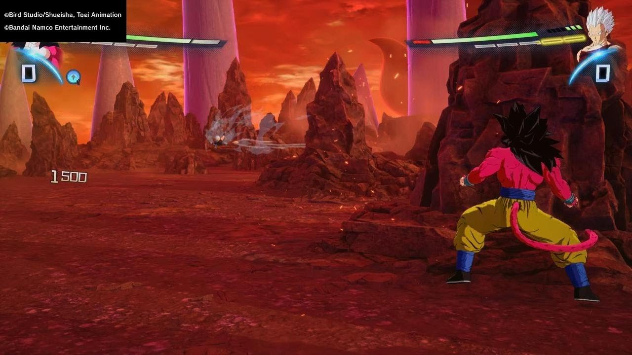 DRAGON BALL: Sparking ssj4 vs baby vegeta
