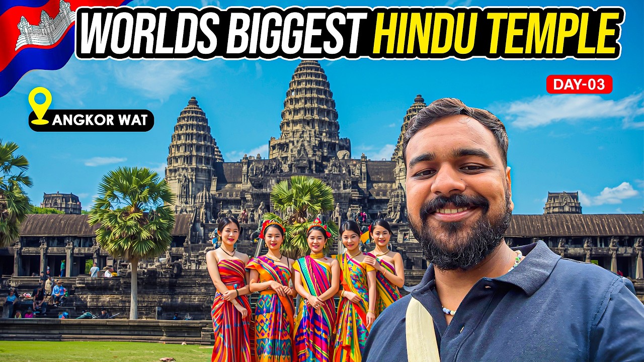 DISCOVER ANGKOR WAT - BIGGEST HINDU TEMPLE? 🇰🇭