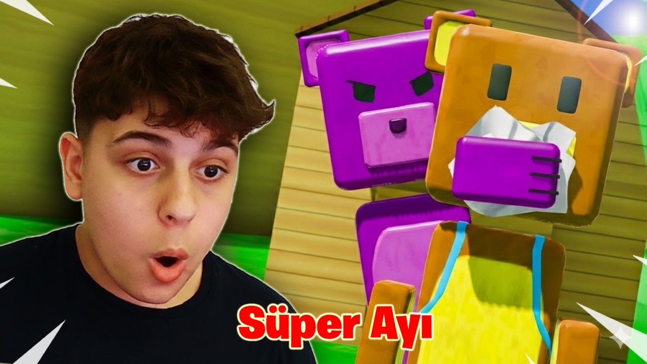 SÜPER AYIYA DÖNÜŞÜP ARKADAŞLARIMI KURTARDIM🐻