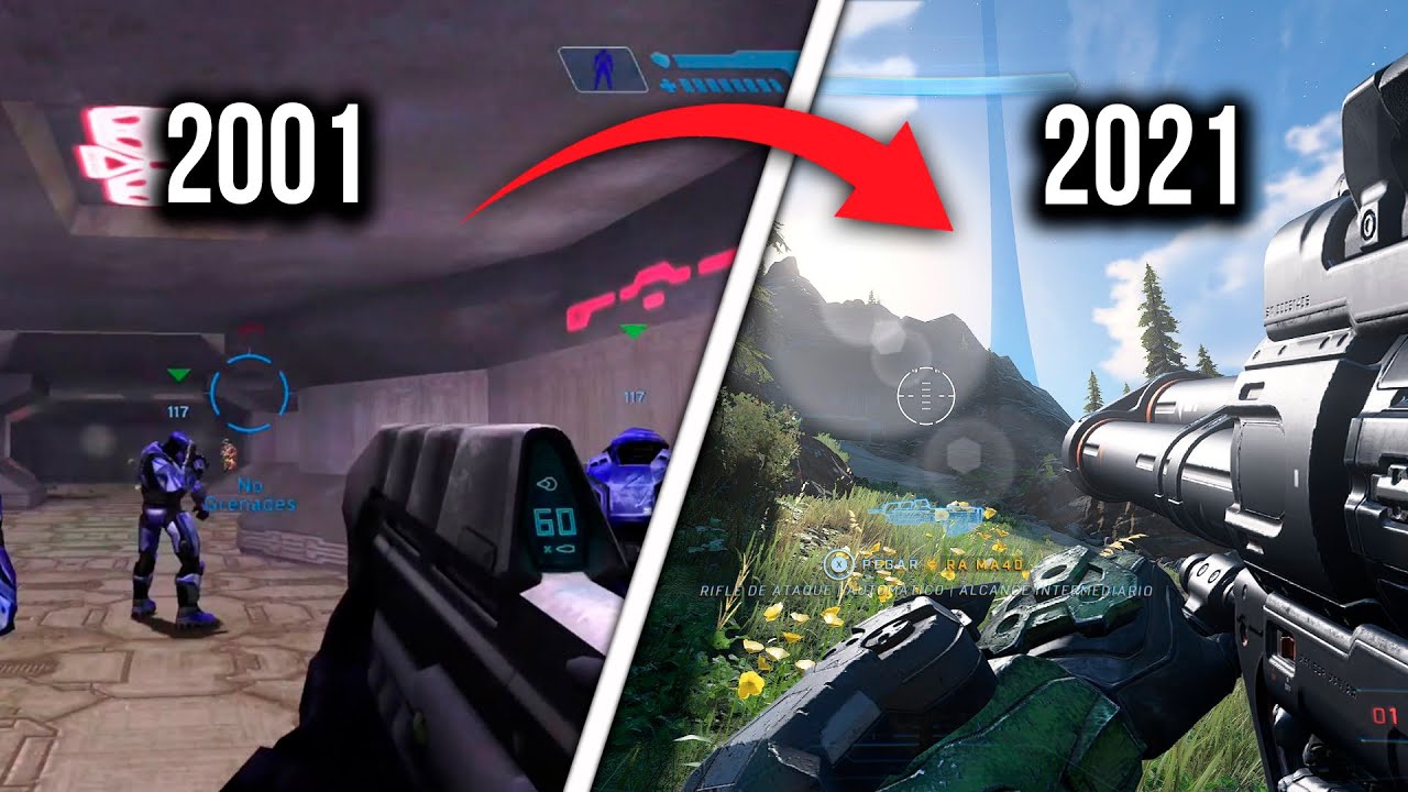 🥇THE EVOLUTION HALO GAMES (2001-2021)