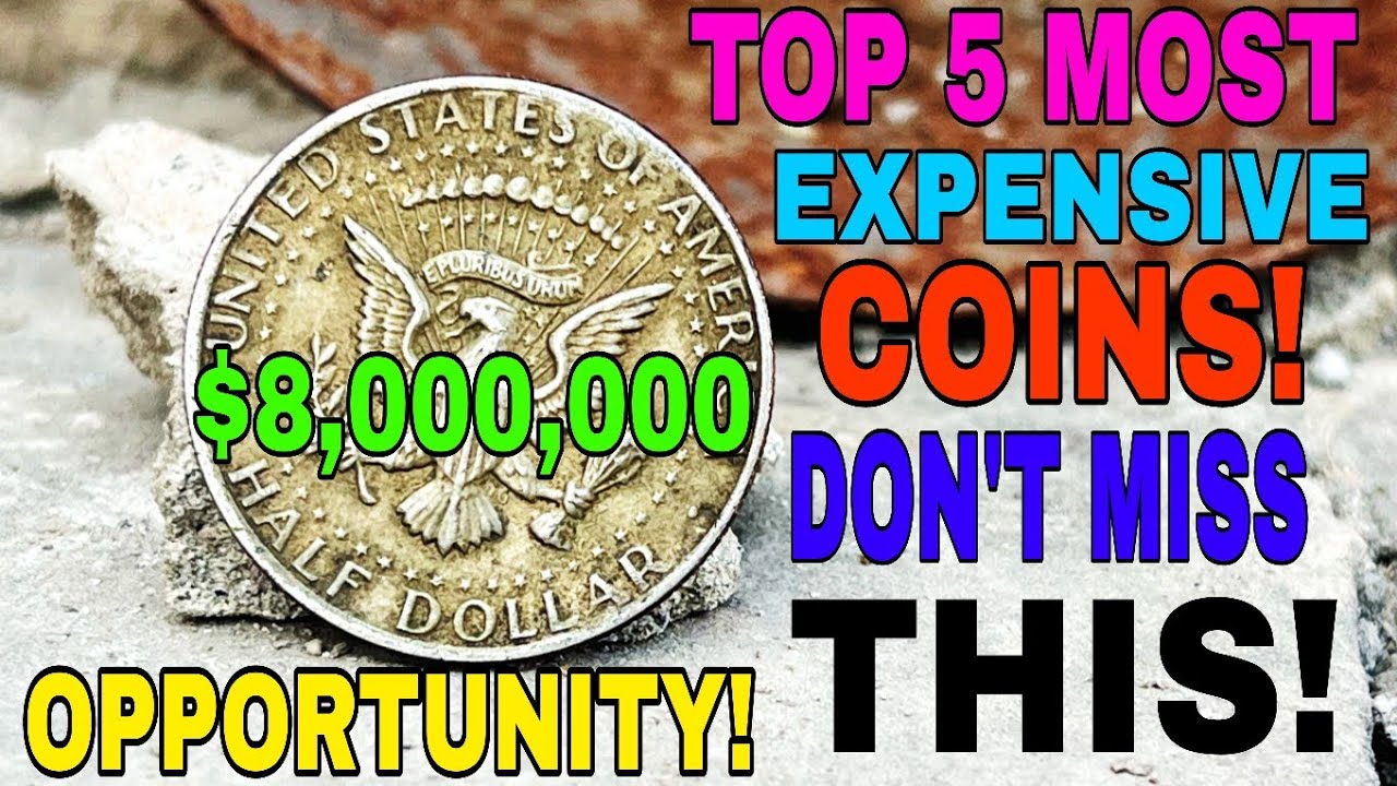 Top 5 Most Expensive Kennedy Half Dollar Coins Worth $8,000,000! 💰🇺🇸 Rare US Coins
