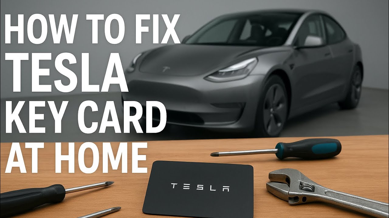 How to Fix a Tesla Key Card at Home
