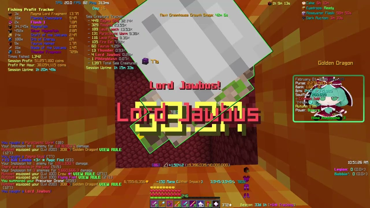 sub 30 lord jawbus rcm - Hypixel Skyblock