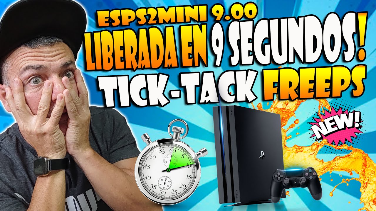 BOOM! Libera tu Ps4 Version 9.00 en solo 9 SEGUNDOS!  Para 9.00 ESPS2Mini