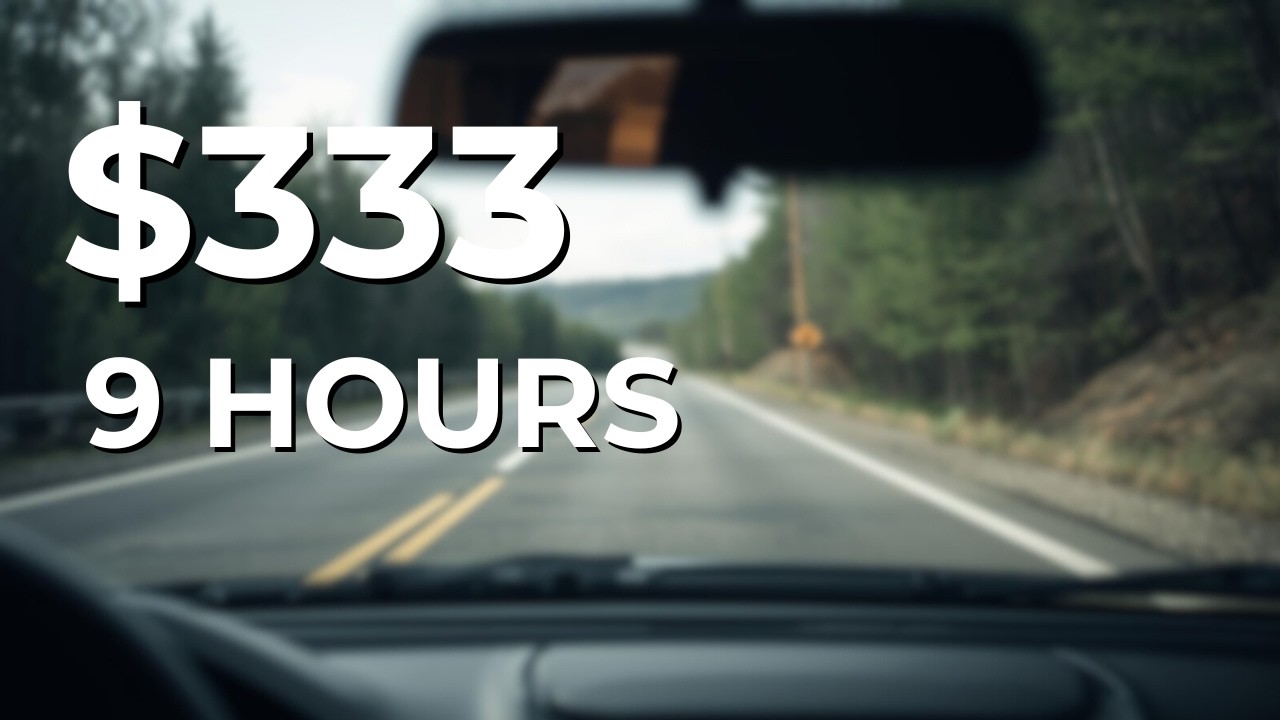 How I Made $333 in 9 Hours Delivering (Low Miles Strategy)