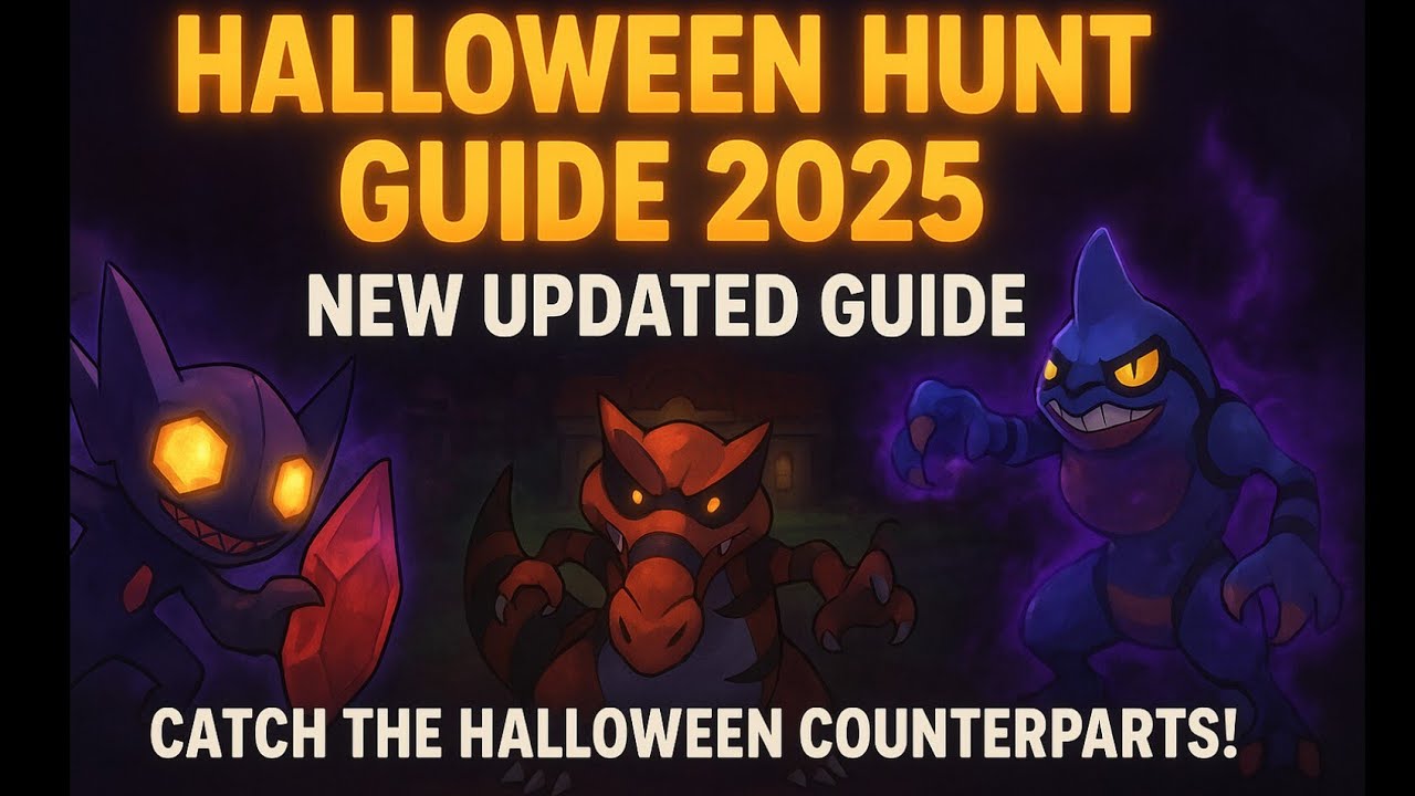 Halloween Event Hunt Guide 2025 | Halloween Event 2025 | Pokemon Revolution Online