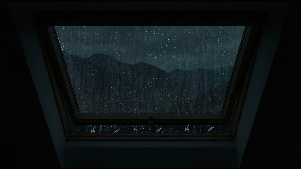 Rain Sounds for Sleeping - Window Rain and Thunder Sounds For Sleeping, Relaxing