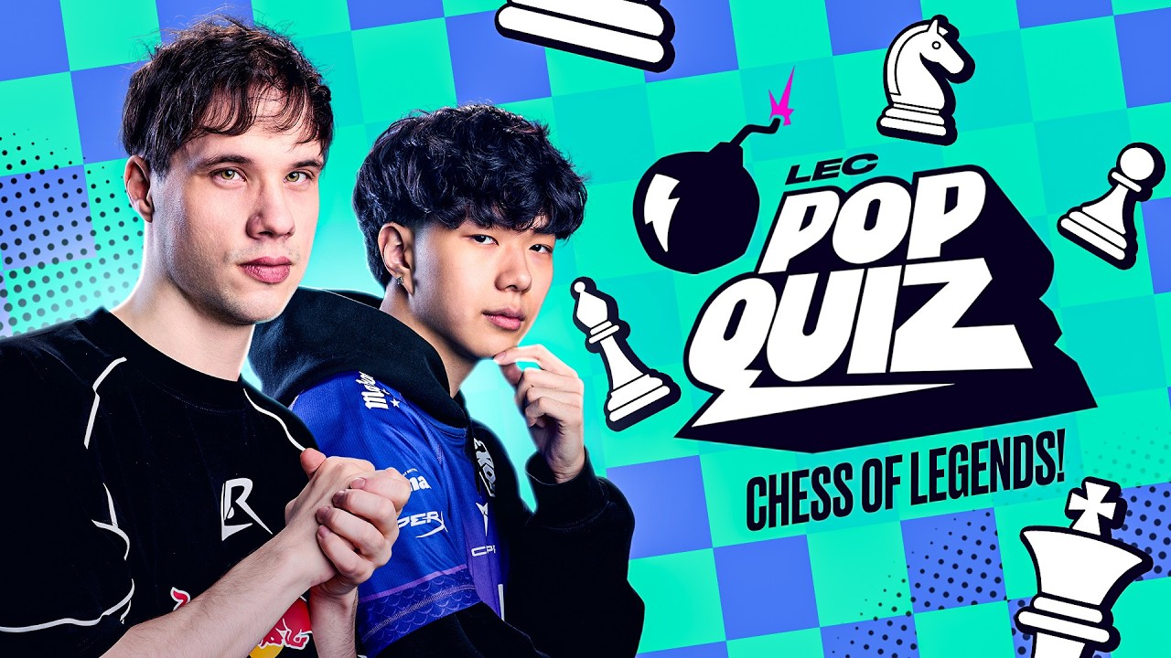LEC Pop Quiz: Chess of Legends! - Because he is a horse? | LEC Versus