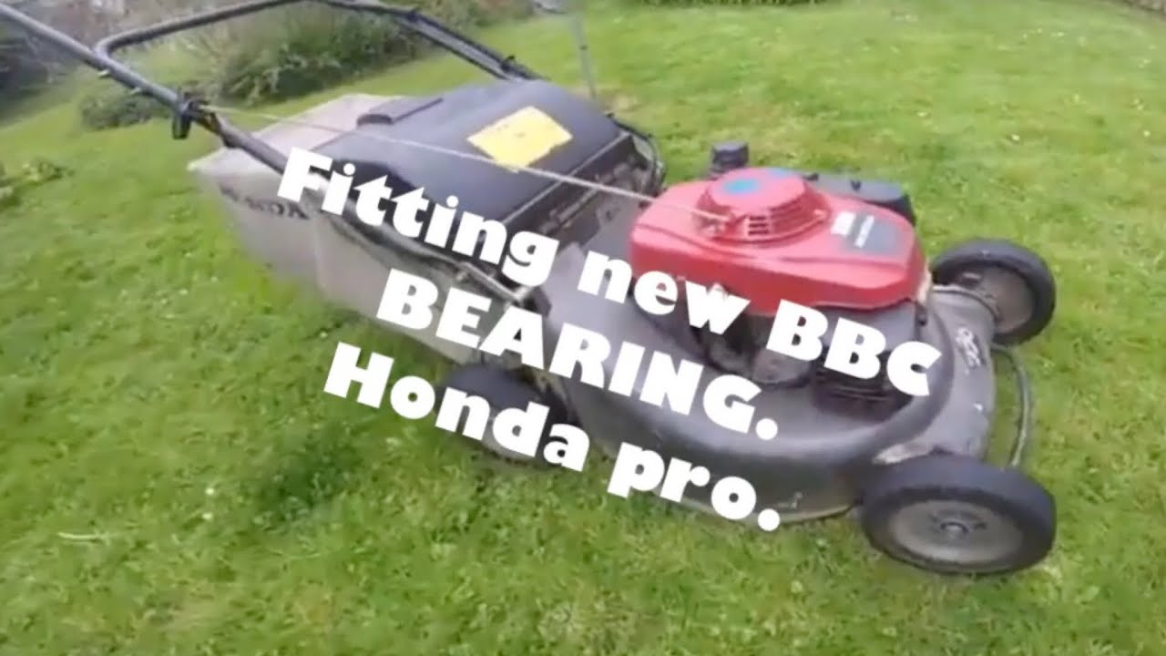 Honda HRH536, установка нового подшипника BBC (тормозной муфты ножа), газонокосилка