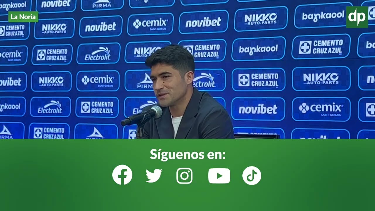 Nicolás Ibáñez en conferencia de prensa