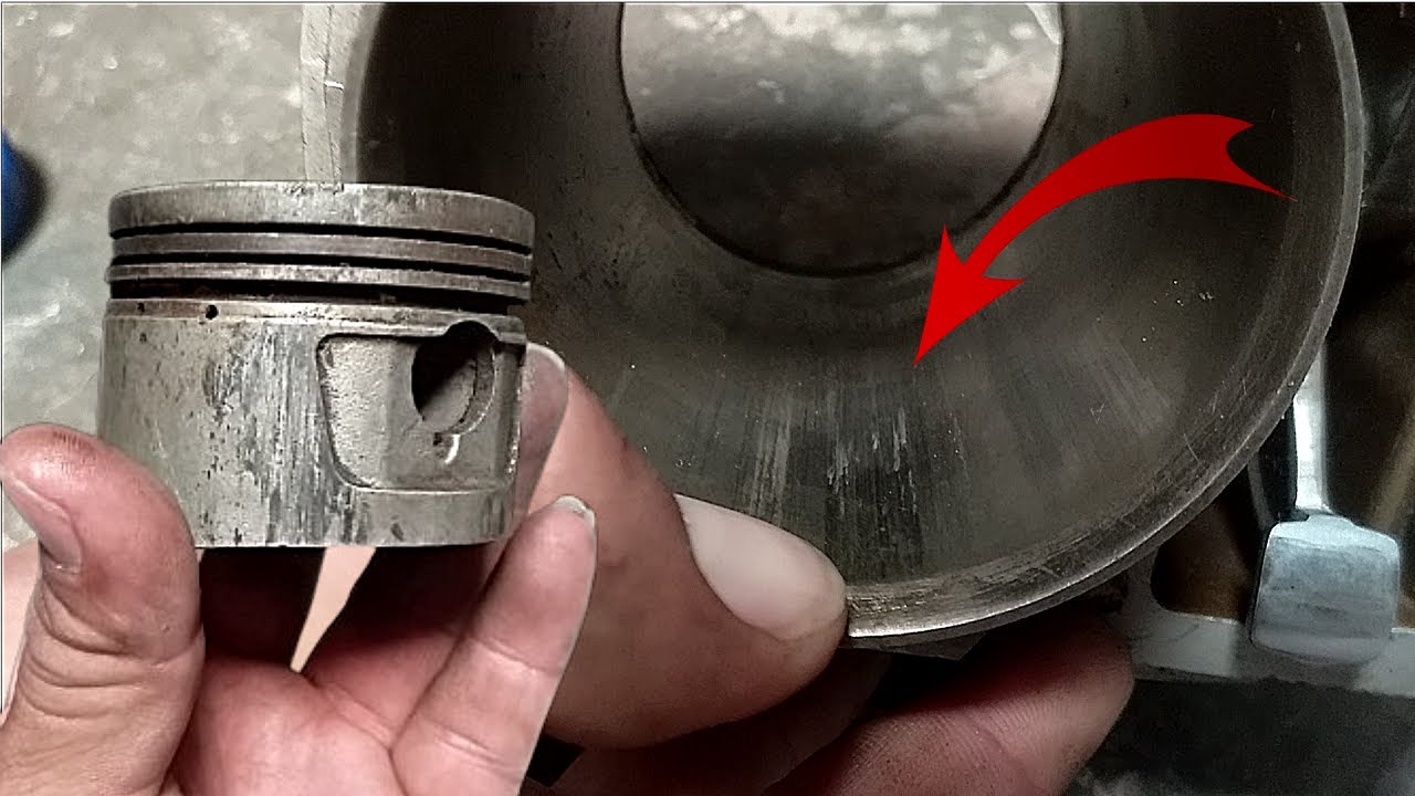 PORQUE SE RAYA EL PISTON Y CILINDRO DE LA MOTO