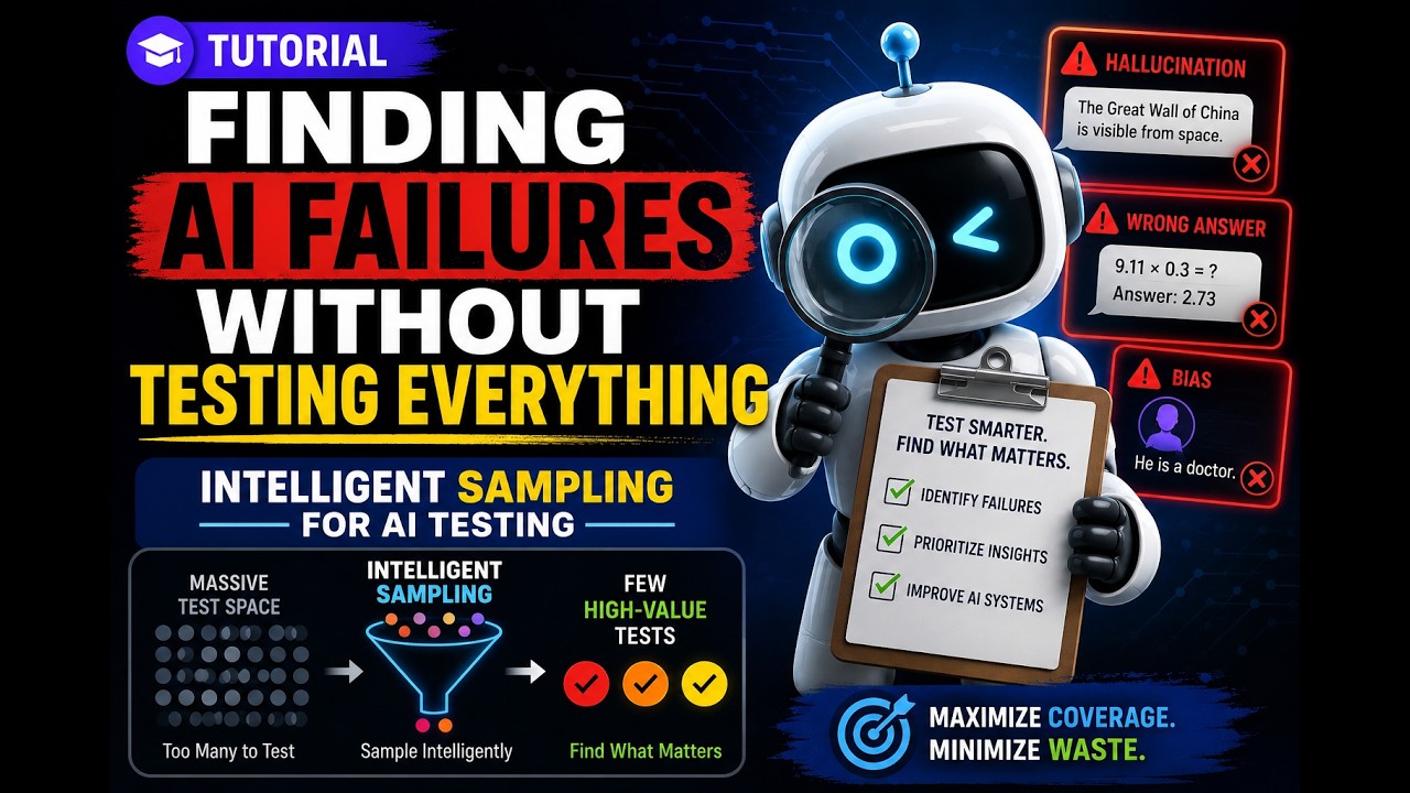 YOU CAN'T TEST EVERY AI OUTPUT (Intelligent Sampling for AI Testing)