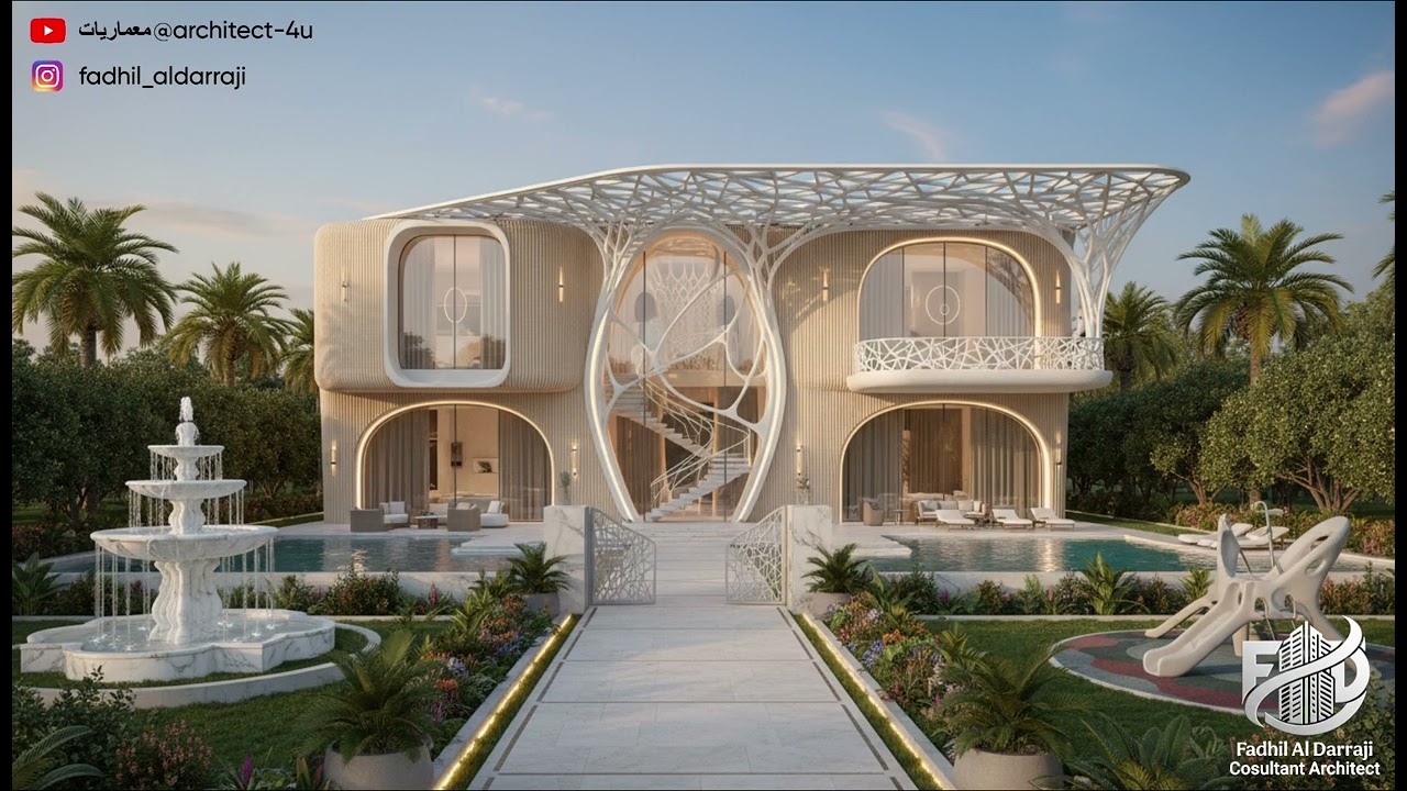 How to get design for Arab Villas -1 #arabarchitecture #architecture#home  #realestate 