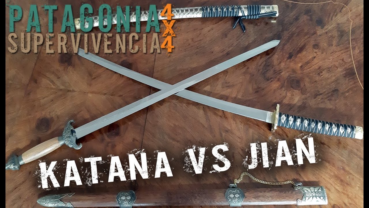 Katana Japonesa Vs  Jian Chino