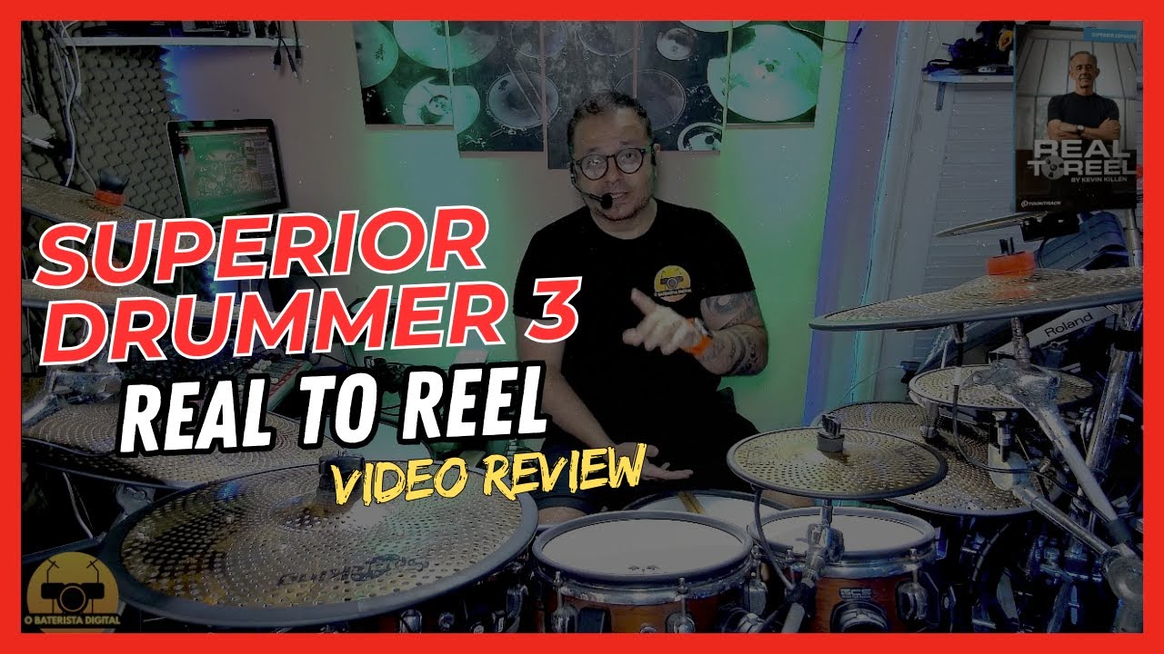 Superior Drummer 3 - REAL TO REEL by Kevin Killen  - SDX