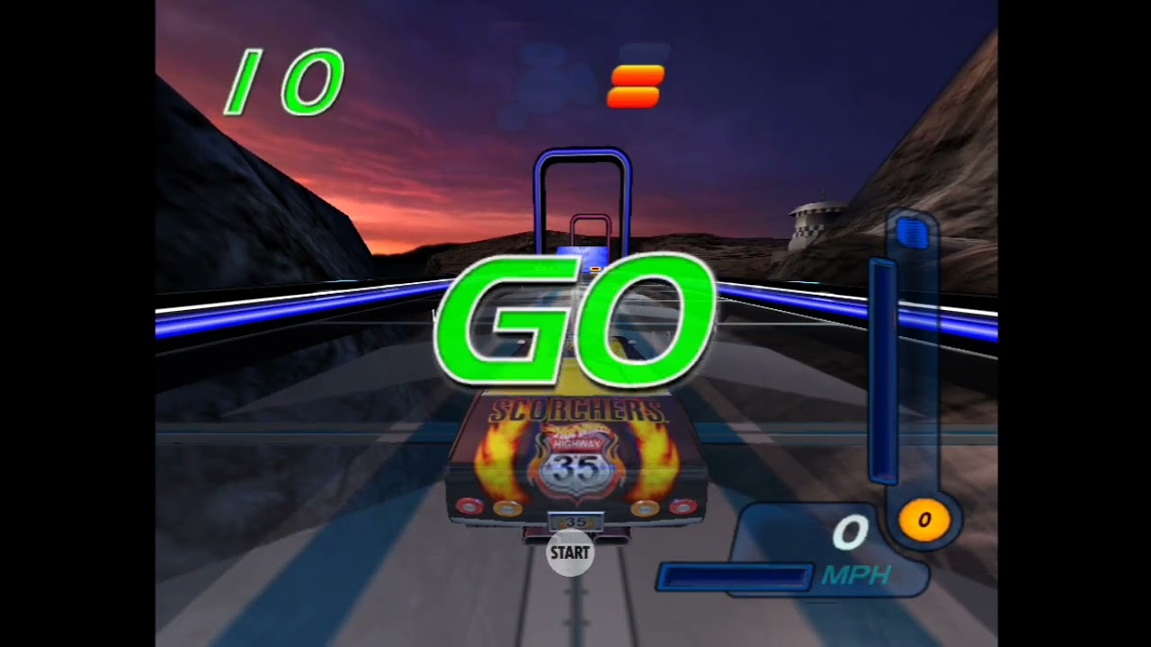 Hot Wheels World Race - Challenge Mode (lag and audio delay)
