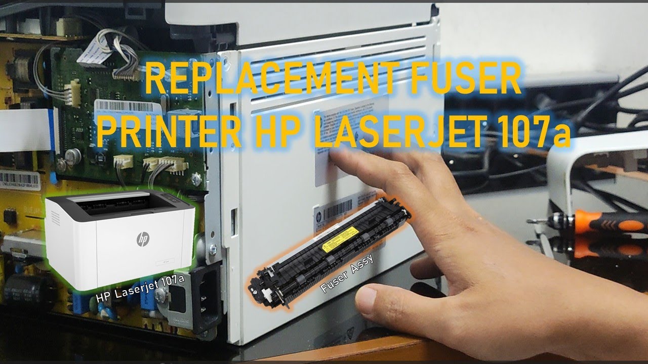 REPLACEMENT CARA GANTI FUSER ASSY PRINTER HP LASERJET 107A