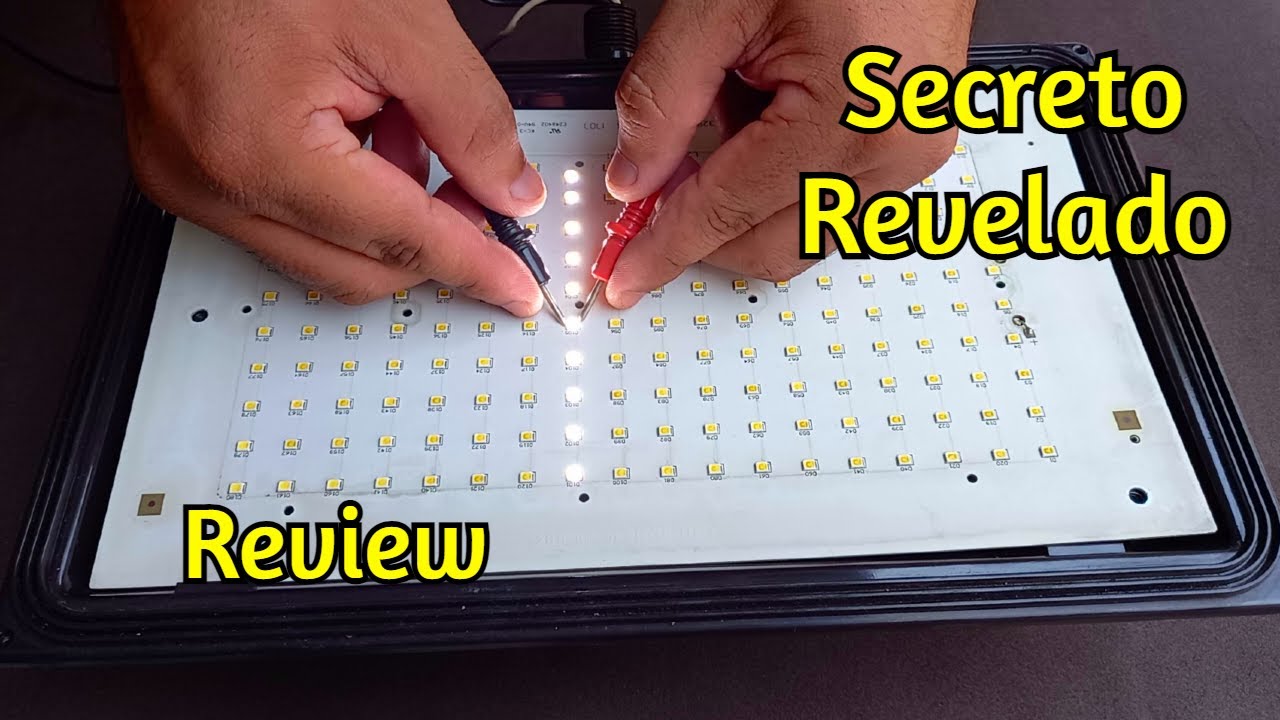 Como Reparar Luminarias LED - Panel LED Reflector