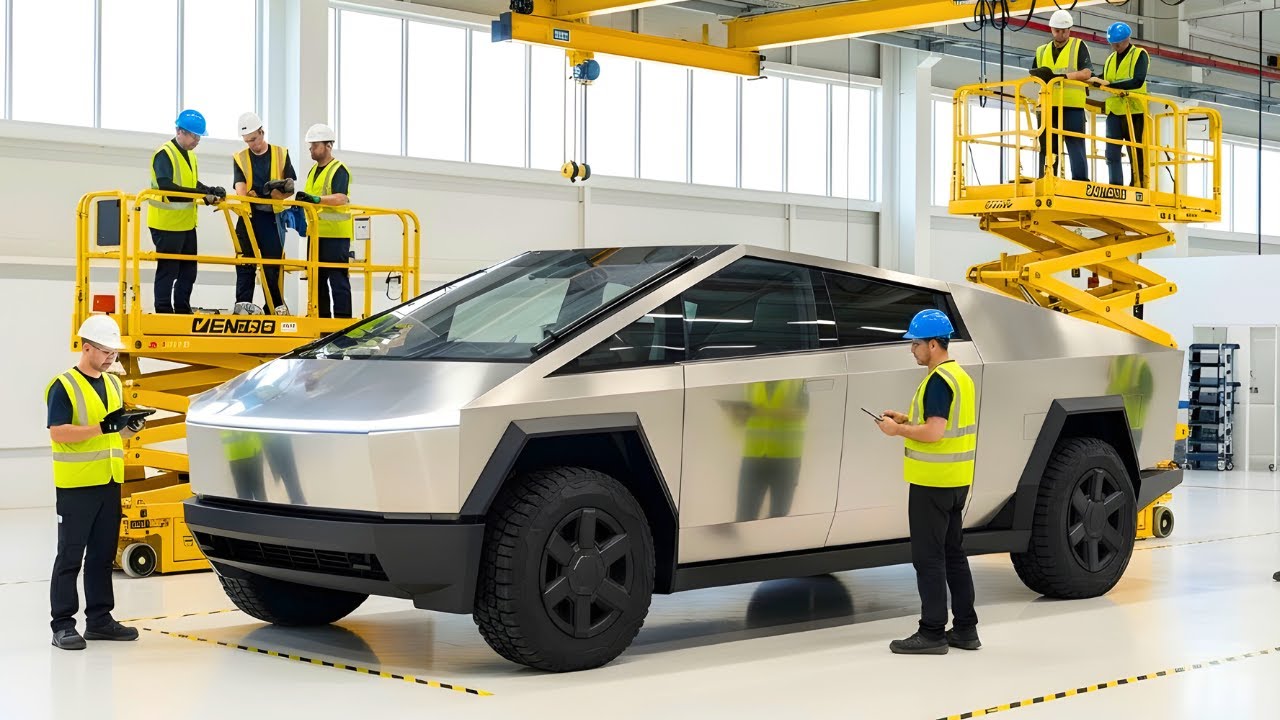 Inside the Tesla Cybertruck Factory: How Revolutionary Cybertruck Is Made (Full Process)