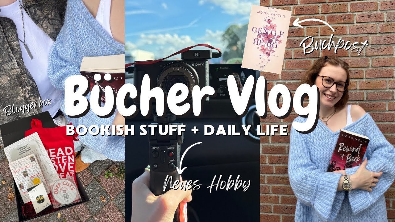 Büchervlog 🎀 | Ganz viele Hauls, Neues Hobby?, Bookshopping, Zuschauer getroffen,…