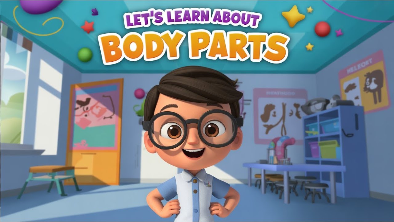 Let’s Learn About Our Body | Kids Body Parts Song | Fun Learning for Children