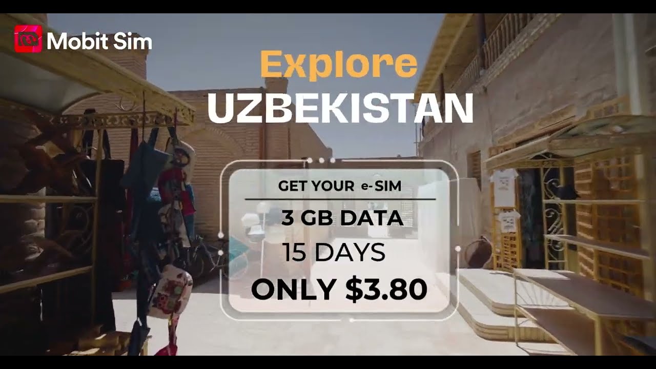 MobitSIM Travel eSIM 🌍 | Uzbekistan, T&uuml;rkiye & Baku eSIM Plans | Stay Connected Anywhere