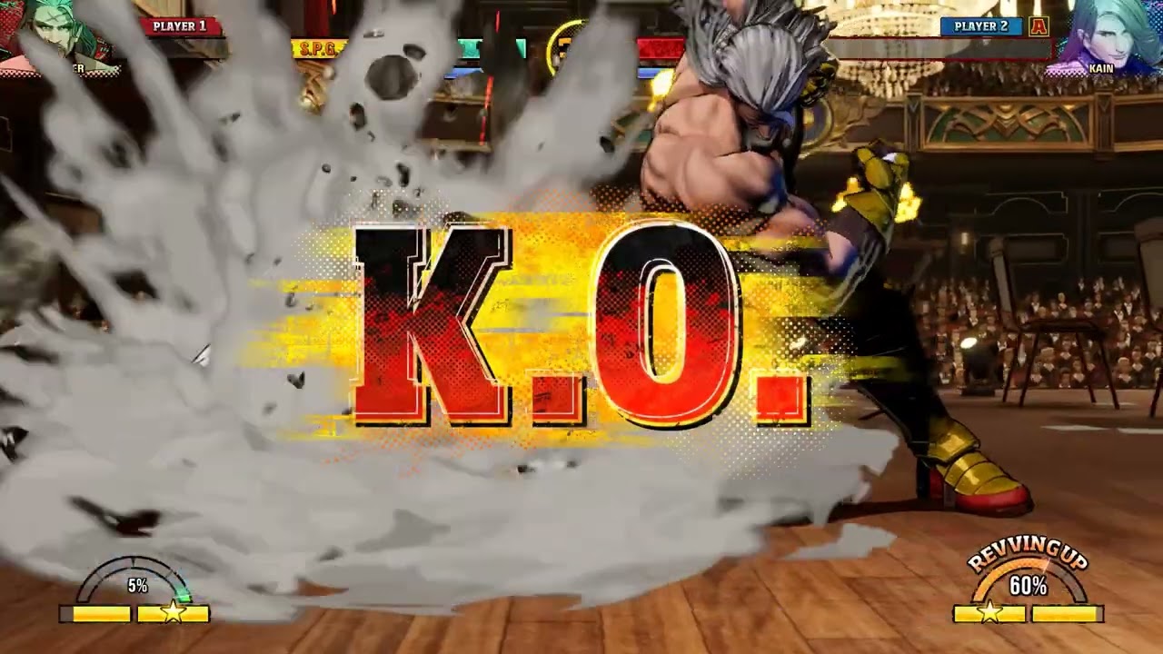 Fatal Fury City of the Wolves - Official Wolfgang Krauser vs Kain R Heinlein Match Gameplay
