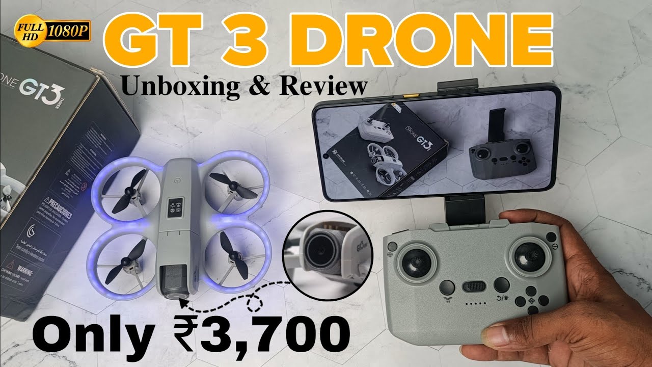 GT3 Camera Drone Unboxing & Review - DJI Neo Sasta Edition Only ₹3,700