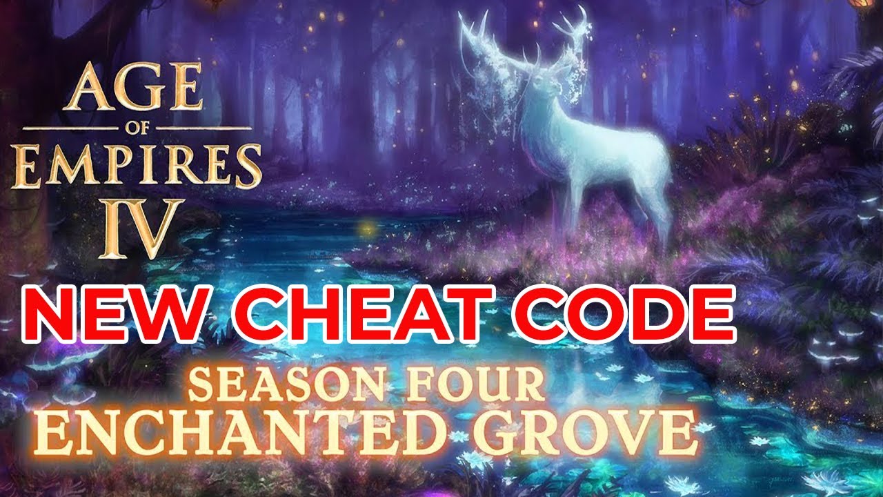 Age of Empires 4 - How to Use Cheat Codes | AOE4 Major 2023 UPDATE | Enchanted Grove Season 4🌟🌟🌟