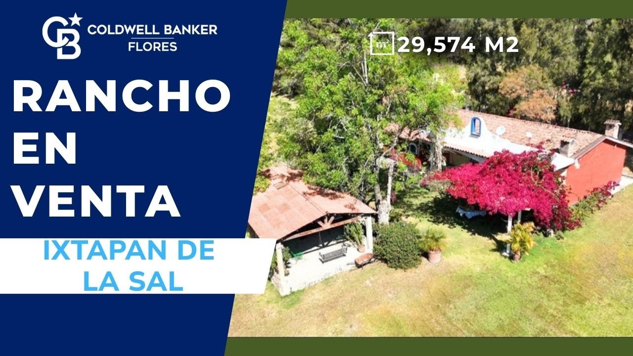 #​🏡​RANCHO EN VENTA EN IXTAPAN DE LA SAL DE CASI 3 HECTÁREAS 