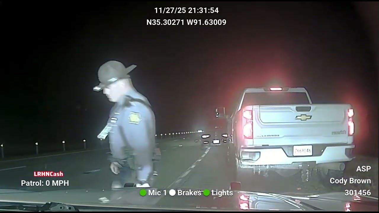 Trooper Catches Two Guys Racing Both Get Pulled Over But One Car Takes Off When Trooper Smells Weed