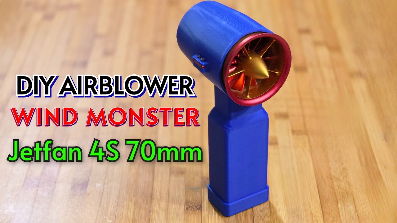 Custom DIY Handheld Jetfan Blower – Insane Wind Power