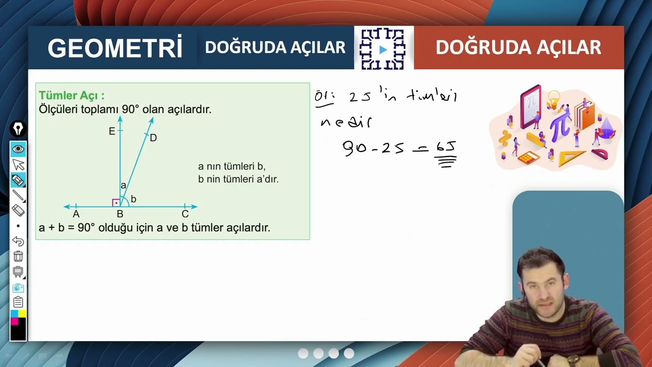 GEOMETRİ 12 Dakikada Doğruda Açılar