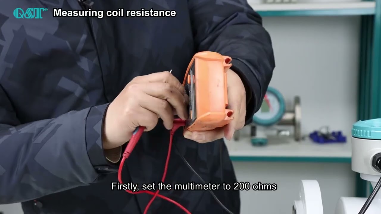 How to measure  resistance of coil of QTLD magnetic flow meters