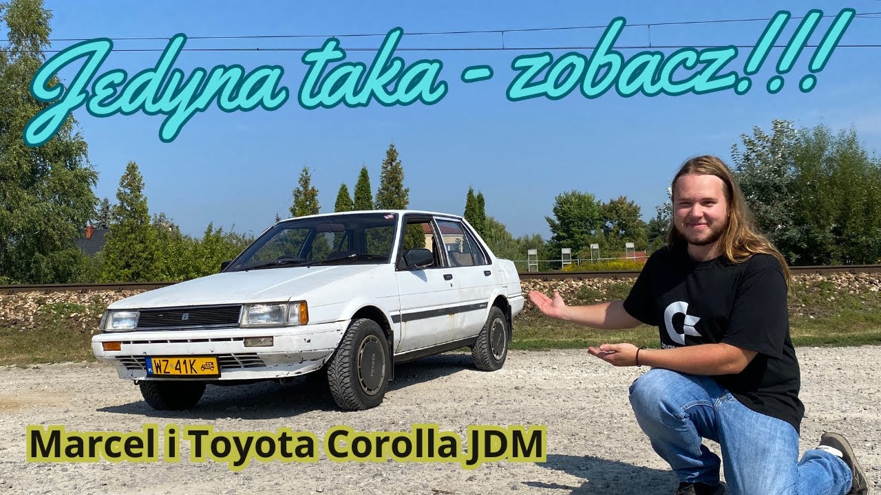Toyota Corolla AE81- jeździ siłą woli właściciela!