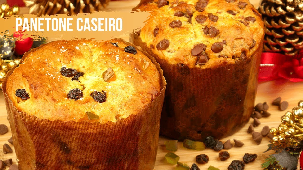 Fiz 4 panetones com 1kg de farinha