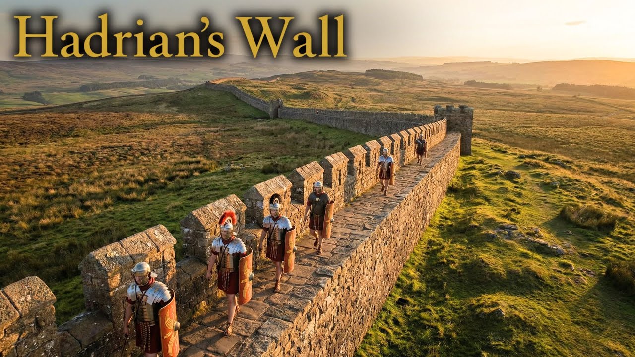 Hadrian's Wall AI Reconstruction | Inside Roman Britain's Greatest Fortress